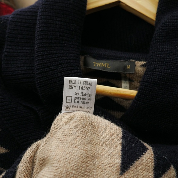 THML Cropped Navy Blue Sweater - Picture 5 of 6
